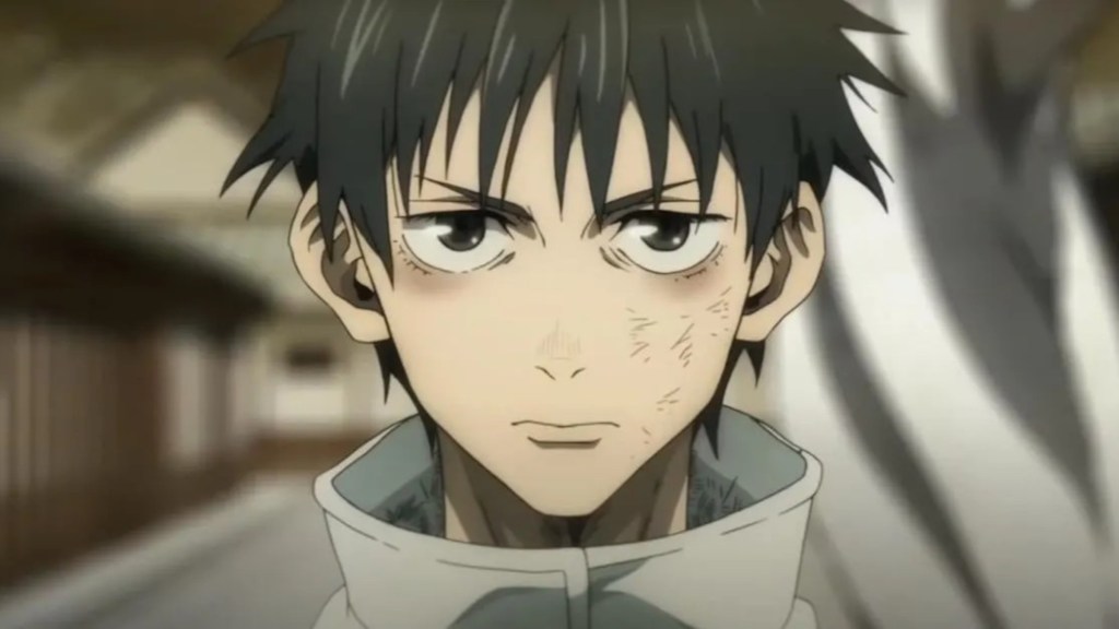 Yuta looking serious in Jujutsu Kaisen 0