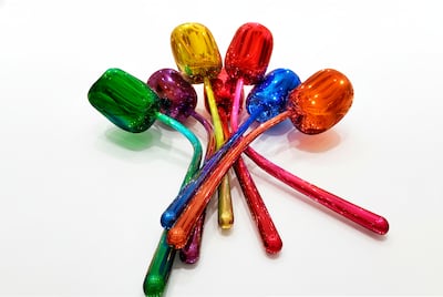 Tulips by Jeff Koons was previously on show at Wynn Las Vegas. Photo: Wynn Resorts
