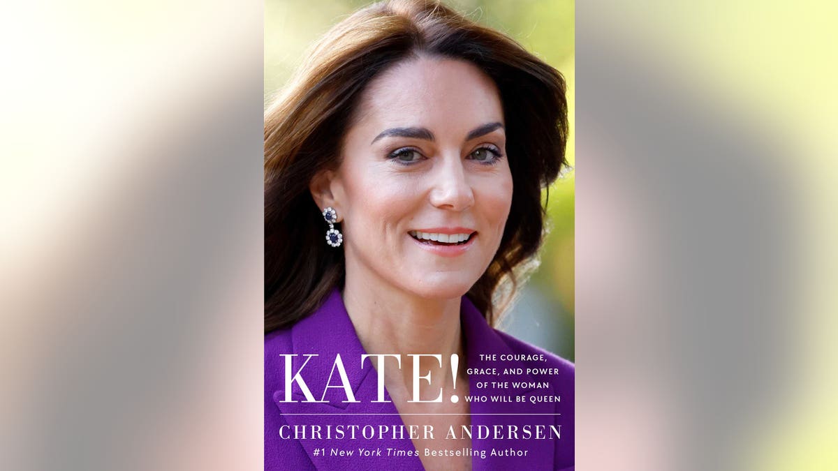 Close-up book cover for "Kate!" by Christopher Andersen.