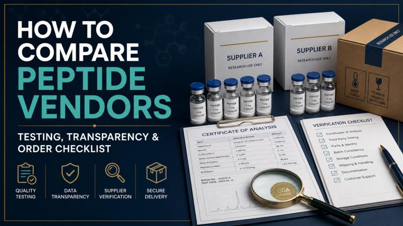 How to Compare Research Peptide Vendors: A Due Diligence Guide