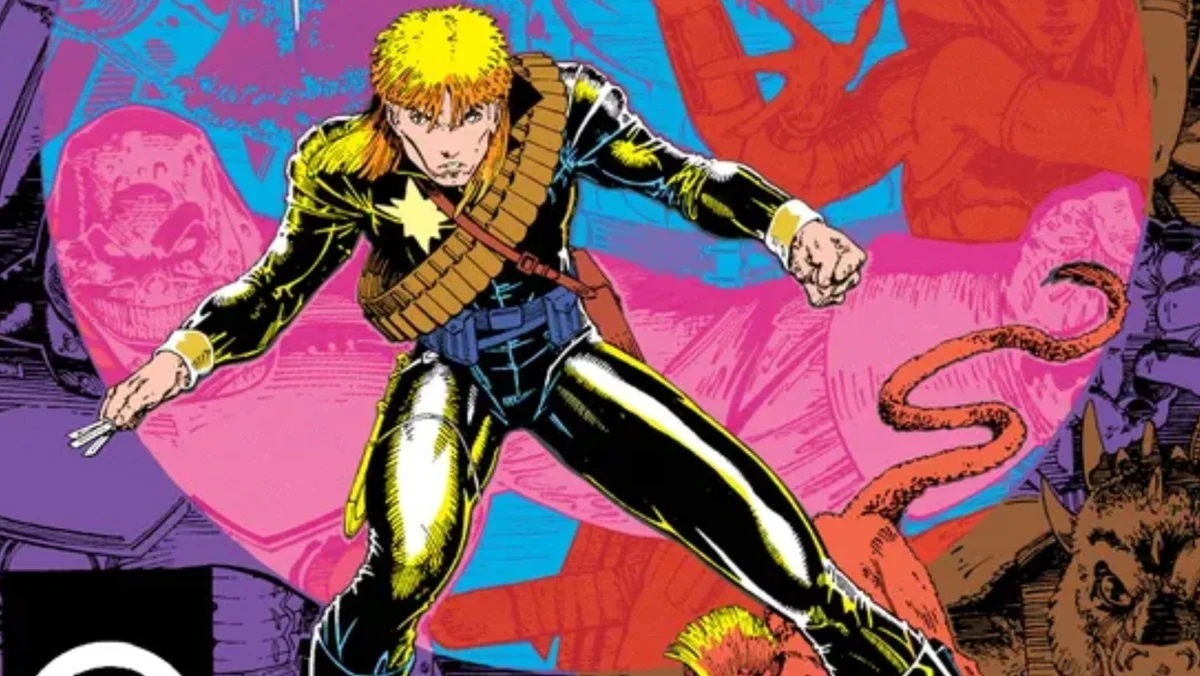 The X-Man Longshot, art by Arthur Adams.