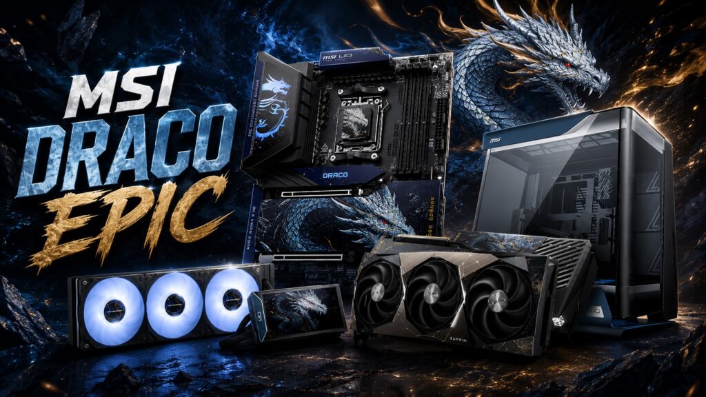 MSI Debuts DRACO EPIC Edition Hardware And Peripherals To Celebrate 40th Anniversary, Including RTX 5080 16G SUPRIM DRACO EPIC Edition