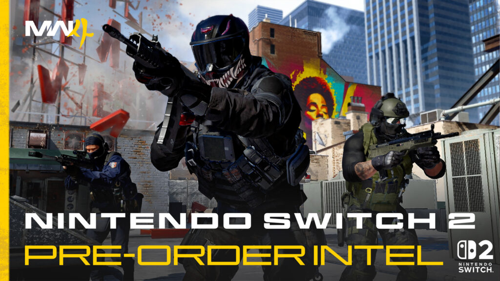 Pre-order Call of Duty: Modern Warfare 4 on Nintendo Switch ™ 2 beginning August 26, then pre