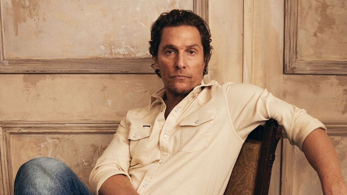 Matthew McConaughey posing for a photo at SXSW Film Festival in March 2025 in Austin, Texas.