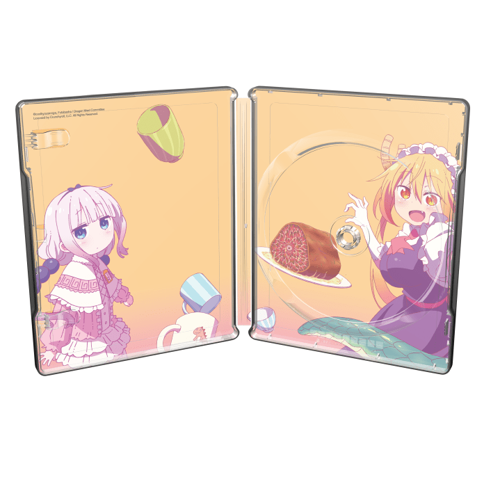 Miss Kobayashi's Dragon Maid Season 2 steelbook inside cover