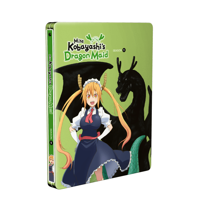 Miss Kobayashi's Dragon Maid Season 1 steelbook blu-ray front cover