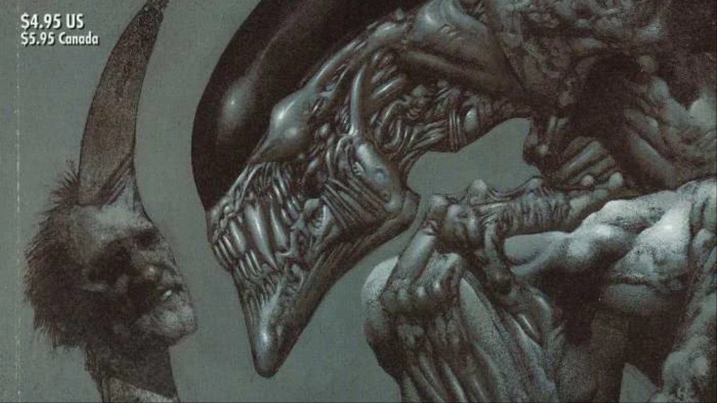An Alien with a head on its tail