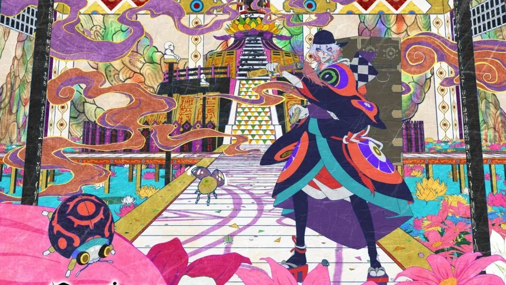 a still from the mononoke anime movie trilogy