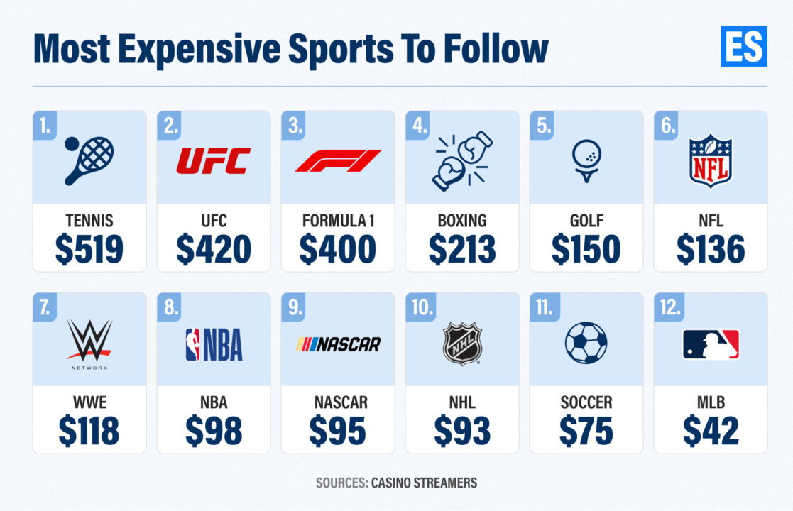 Most Expensive Sports to Follow