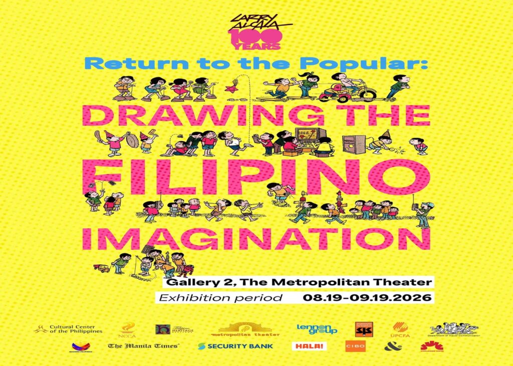 Celebrating National Artist Larry Alcala’s 100th birth anniversary with free exhibit and cartooning workshops