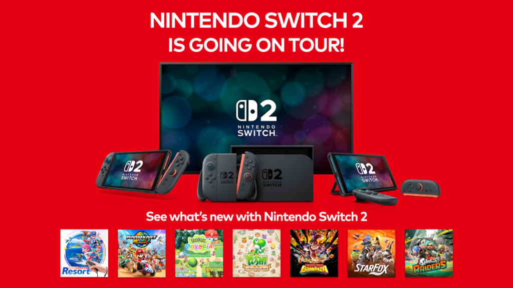 Nintendo Switch 2 is touring the UK throughout 2026!