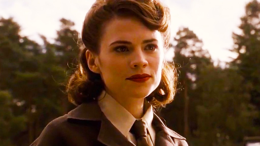 Peggy Carter in the 1940s in Captain America The First Avenger