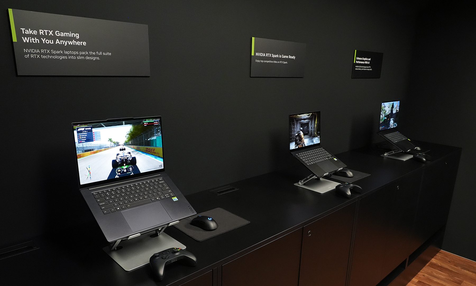 RTX Spark powered laptops running games