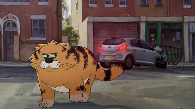Alley Cats. Ricky Gervais as Gus Alley Cats. Cr. Courtesy of Netflix ?? 2026