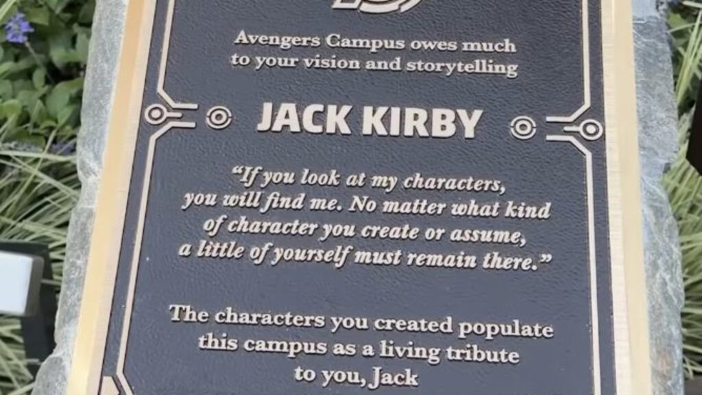 Jack Kirby Plaque Unveiled At Disney’s Avengers Campus On His Birthday