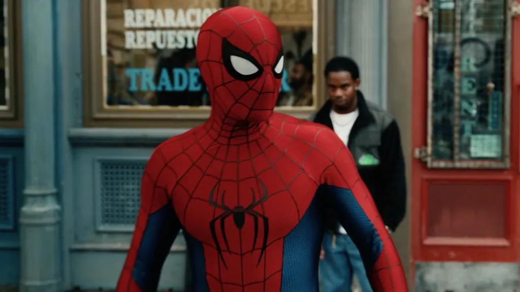 Spider-Man standing on street in Brand New Day