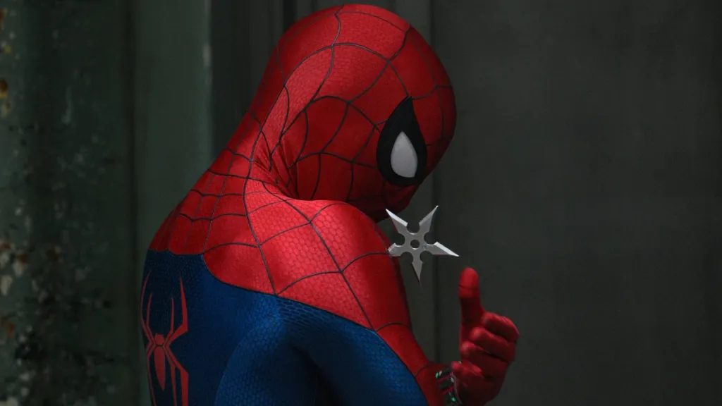 Spider-Man with Hand weapon in Brand New Day