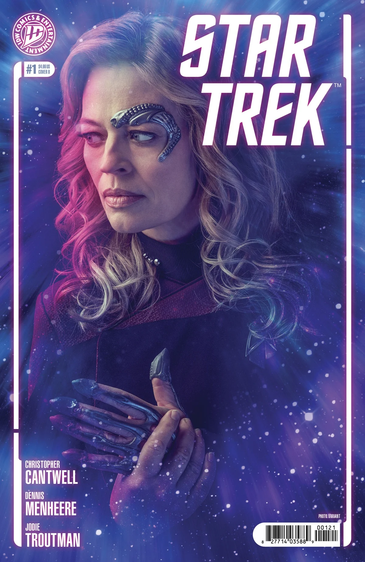 Star Trek #1 Cover B variant photo cover.