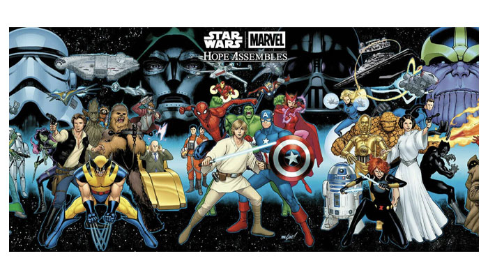 Worlds of Star Wars and Marvel to collide in ‘Hope Assembles’ comic series Worlds of Star Wars and Marvel to collide in ‘Hope Assembles’ comic series