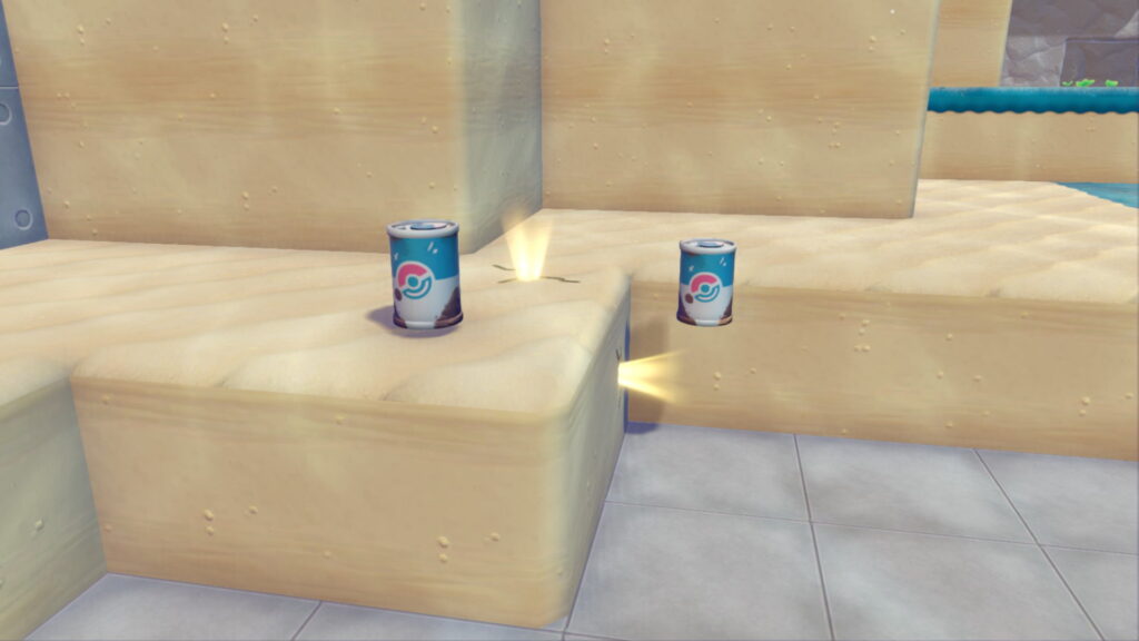 Bubbly basin collectibles can be found in sunken relics
