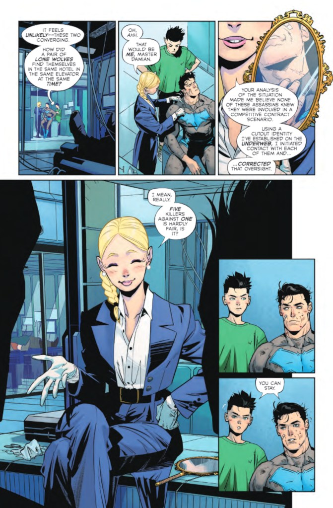 Verity tricked two assassins