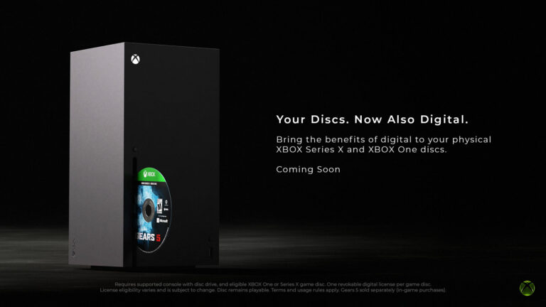 Xbox will let players convert their physical discs to digital