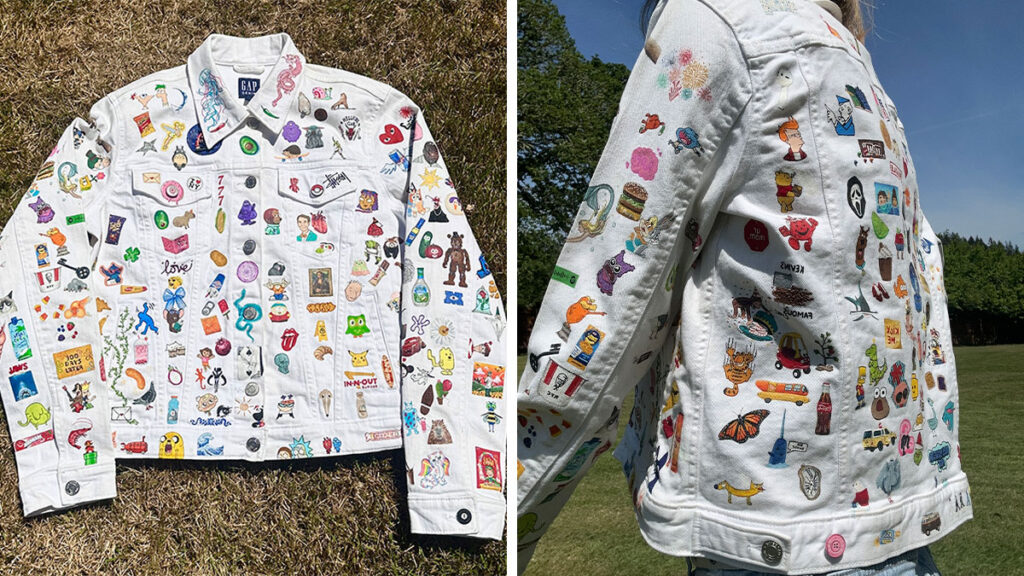 Artist Spent Five Years Filling One Jacket With The Pop Culture That Shaped Gen-Z’s Childhood Artist Spent Five Years Filling One Jacket With The Pop Culture That Shaped Gen-Z’s Childhood