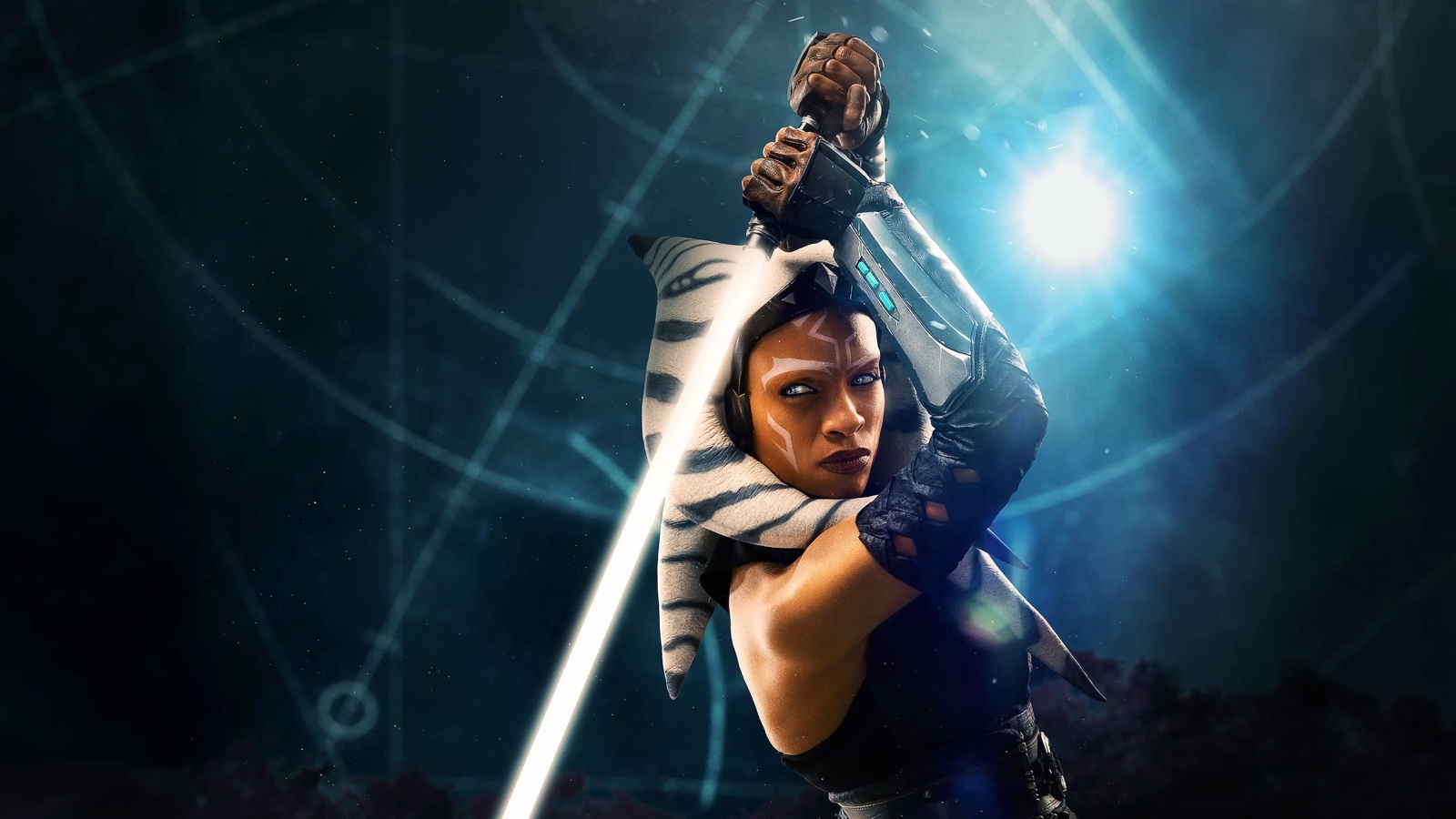 Ahsoka Season 2: Ahsoka Tano with her white lightsabers drawn