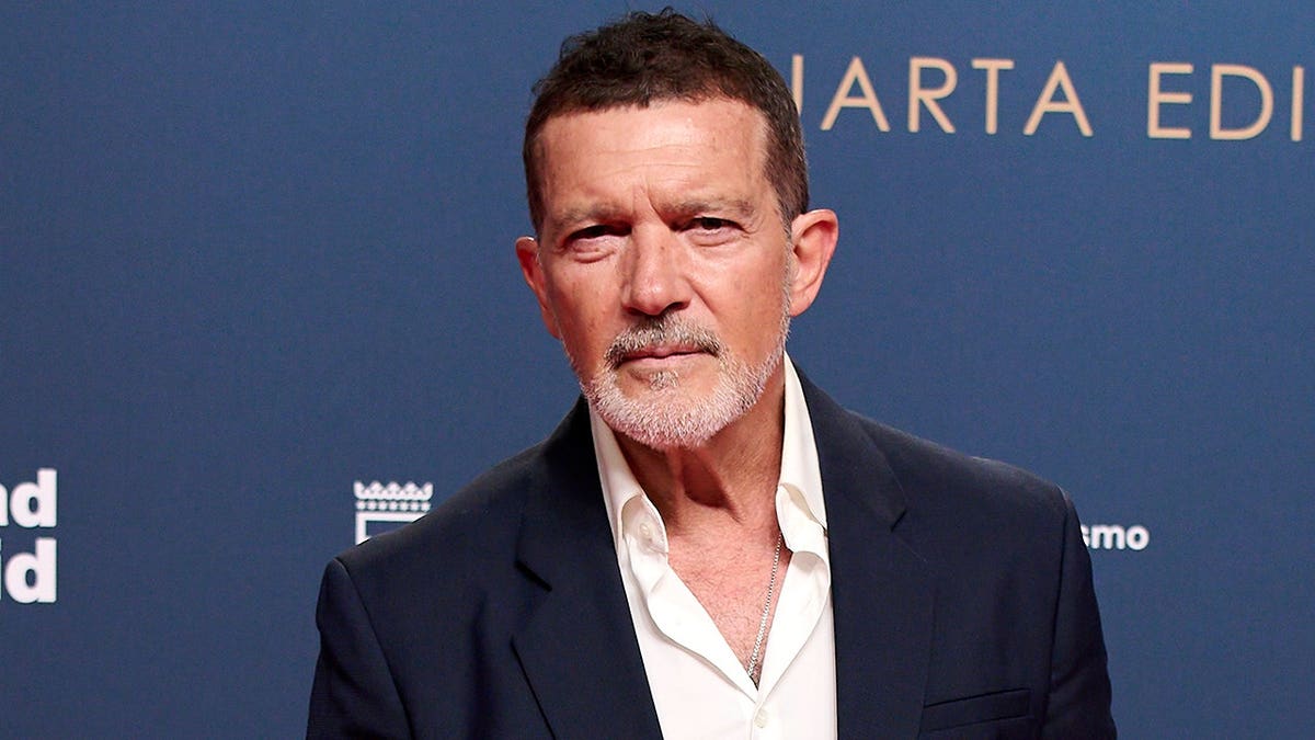 Antonio Banderas at the Talia Awards in Madrid, Spain in May 2026.