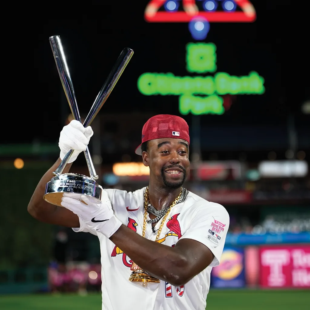 St Louis Cardinal Jordan Walker 2026 Home Run Derby Champion at the All-Star Game Citezens Bank Park Philadelphia