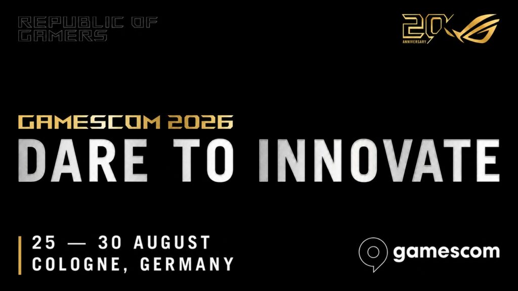 ASUS Republic of Gamers Celebrates 20 Years of ROG at Gamescom 2026 ASUS Republic of Gamers Celebrates 20 Years of ROG at Gamescom 2026