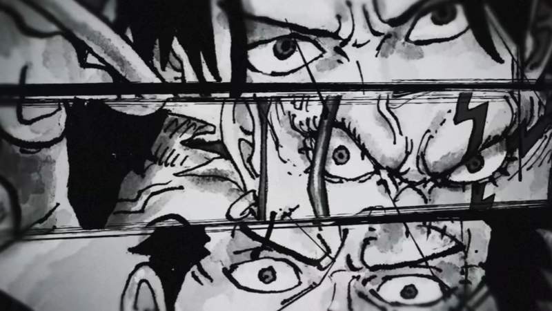 Roger, Rocks, and Garp image via twitter/@Eiichiro_Staff