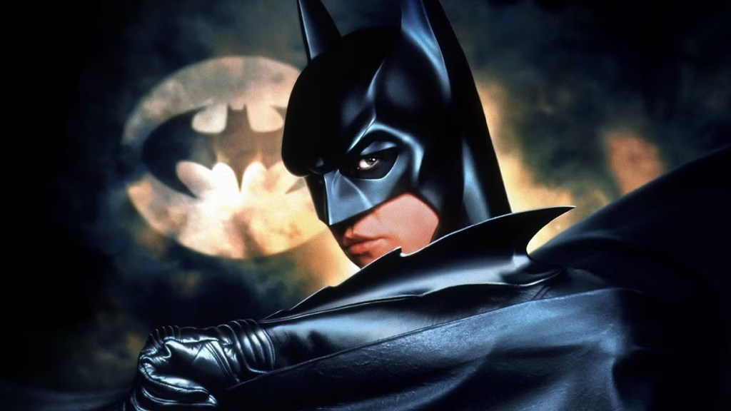 Val Kilmer on the poster for Batman Forever