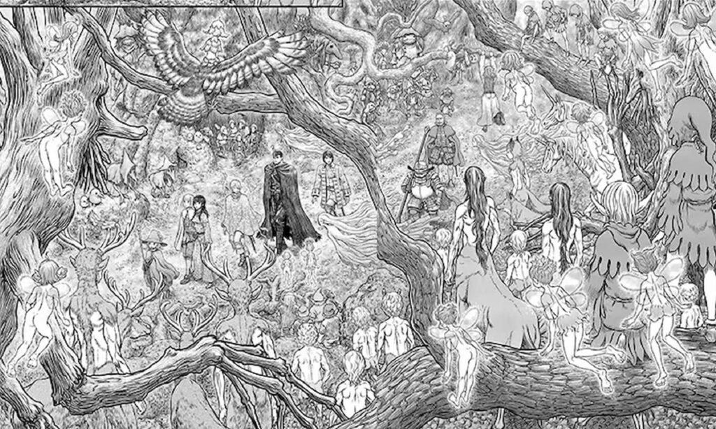 Berserk creator Kentaro Miura drew every background character like they mattered: “They have souls, after all.”