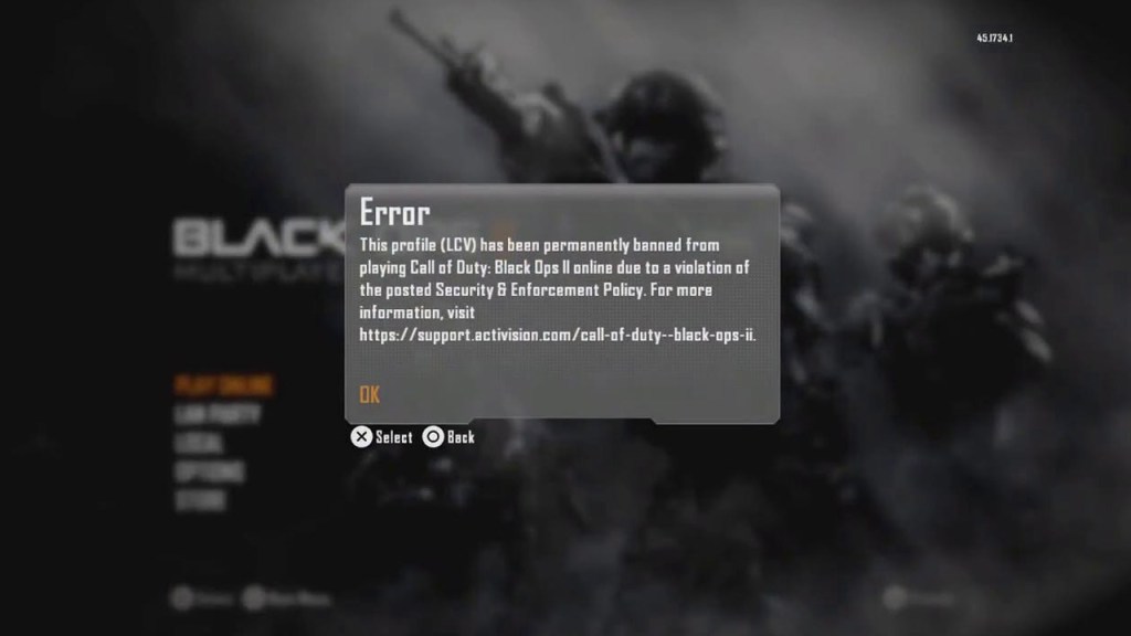 Black Ops 2 Banned Accounts