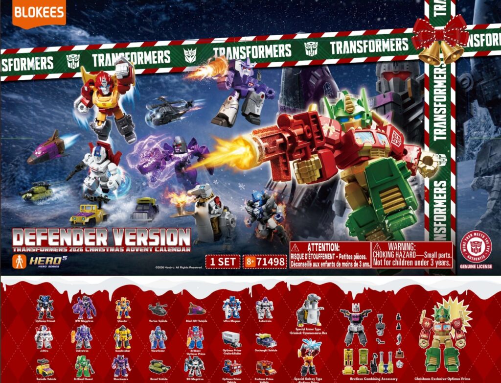 Blokees Transformers Christmas Advent Calendar 2026 Details Revealed