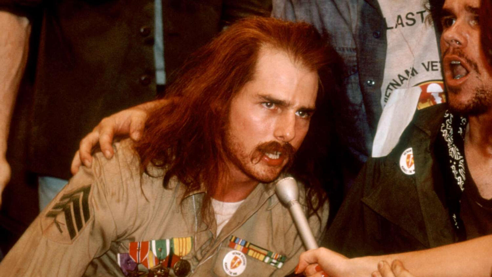 Tom Cruise as Vietnam veteran Ron Kovic in Born on the Fourth of July