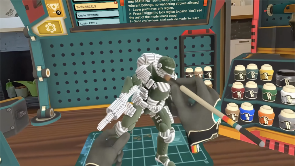 BrushHammer Miniature Painting VR Game Arrives on Meta Quest This August