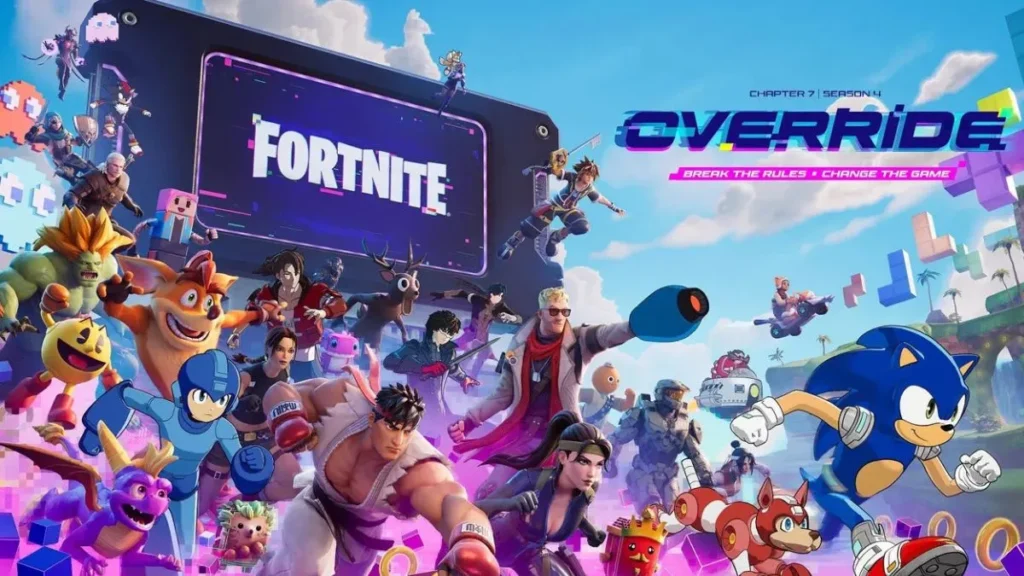 Fortnite Chapter 7 Season 4 Override brings Sonic, Kingdom Hearts, Mega Man and more Fortnite Chapter 7 Season 4 Override brings Sonic, Kingdom Hearts, Mega Man and more
