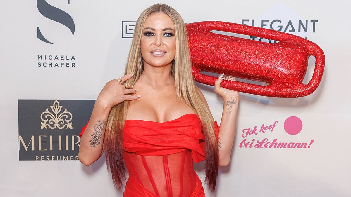 Carmen Electra on the red carpet at "La Grande Bellezza" in Berlin, Germany in July 2026.