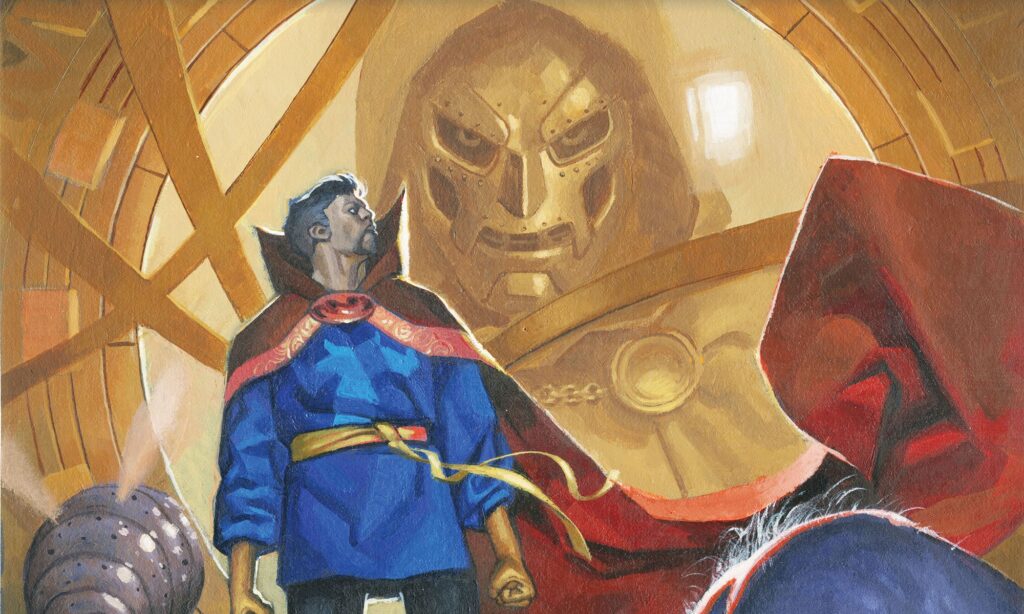 A definitive Dr. Doom vs. Dr. Strange wizard-off is coming this November, “to determine who is truly the greatest sorcerer” A definitive Dr. Doom vs. Dr. Strange wizard-off is coming this November, “to determine who is truly the greatest sorcerer”