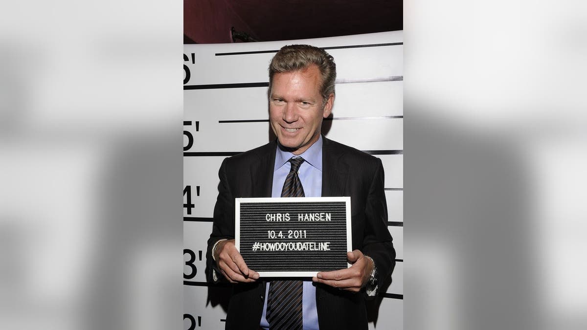 Chris Hansen attends the Dateline 20th Anniversary Mystery Party at Griffou in New York City.