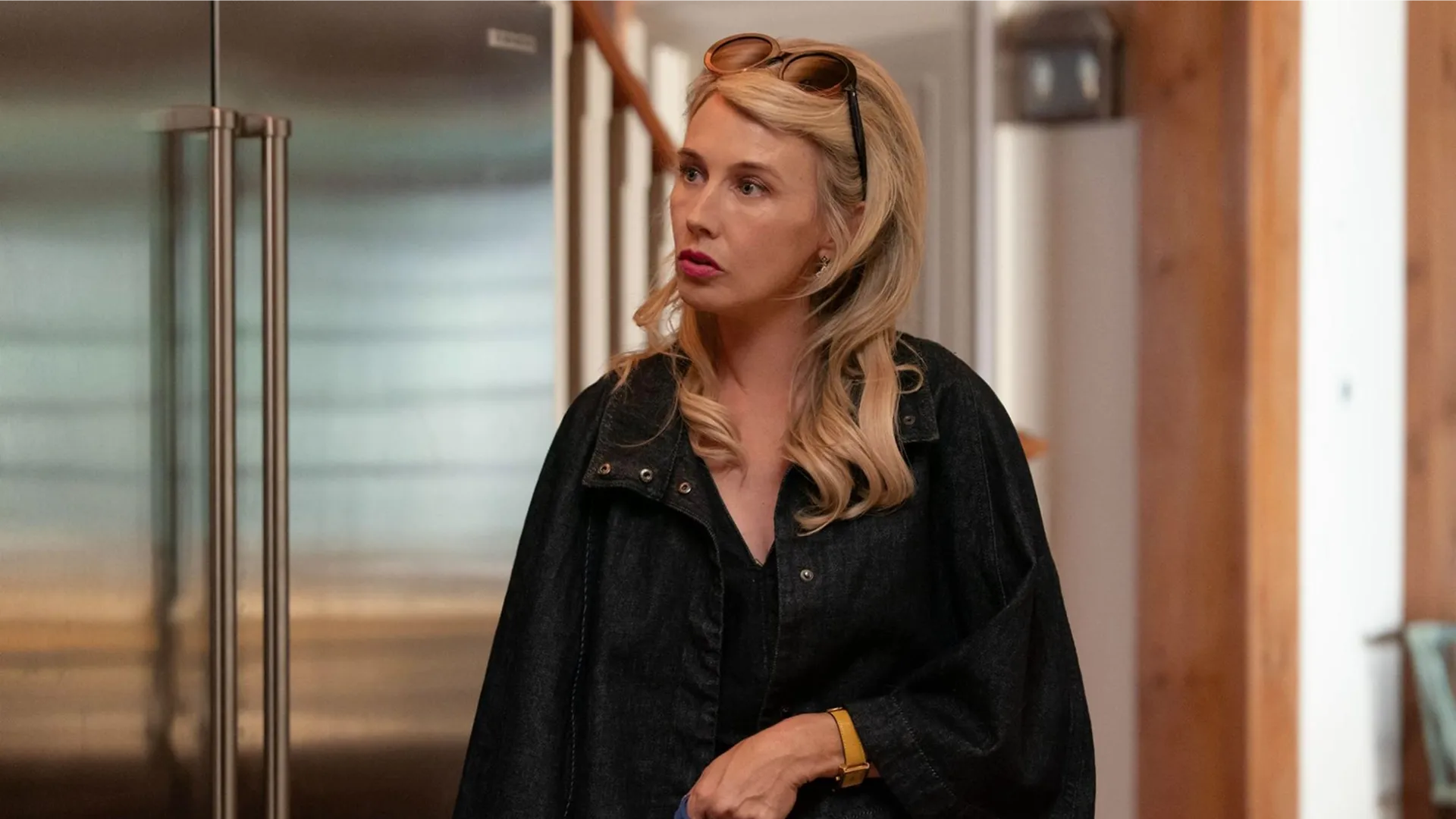 Wynn Everett as Tricia in the first season of Chad Powers.