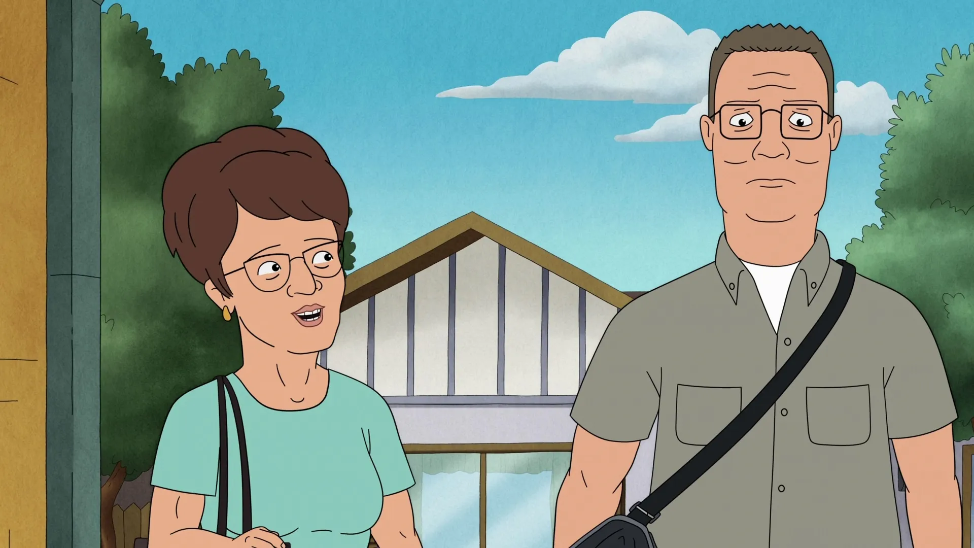 Hank and Peggy in King of the Hill season 15.