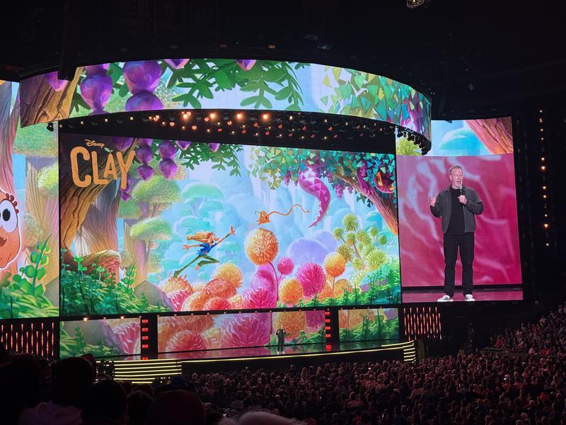 Disney's Clay concept art at D23 2026.