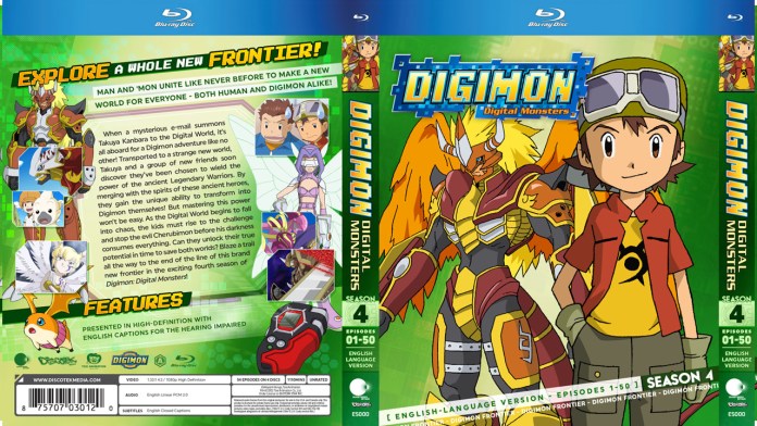 digimon frontier blu-ray front and back cover 1
