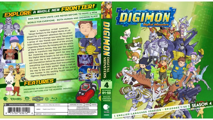 digimon frontier blu-ray front and back cover 2