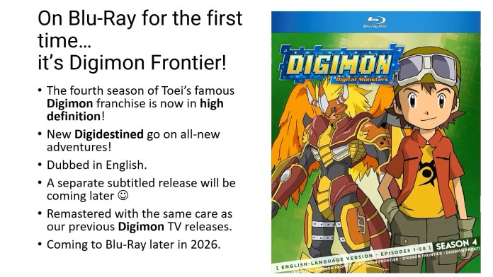digimon frontier discotek media visual