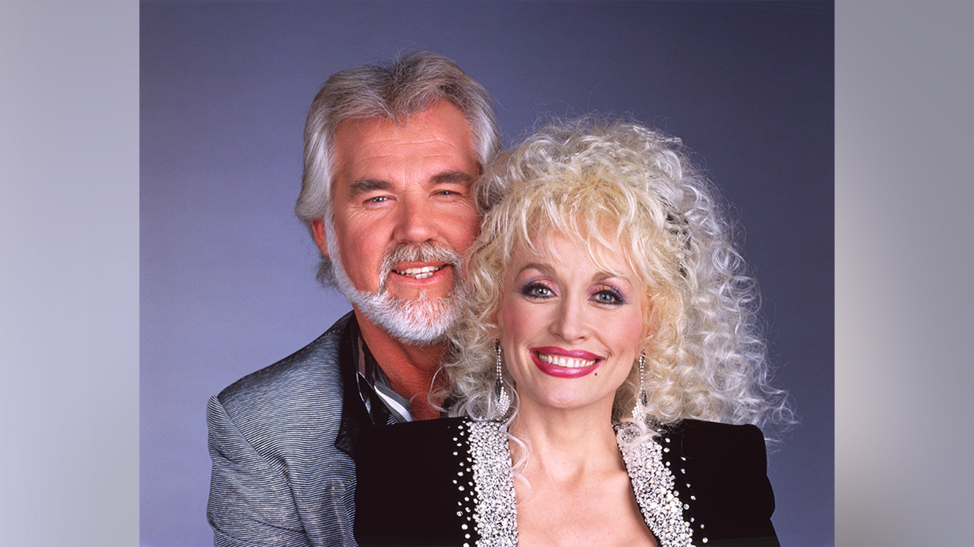 Dolly Parton and Kenny Rogers in 1987.