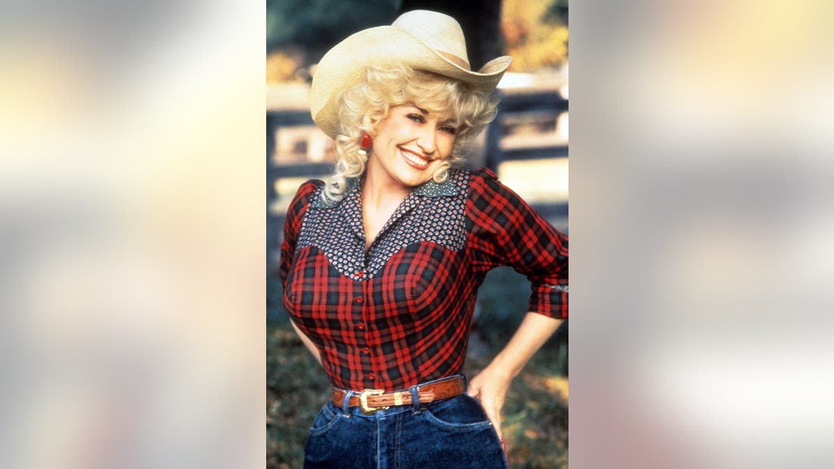 Dolly Parton in a publicity portrait for the film Rhinestone.